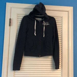 Hollister full zip hoodie